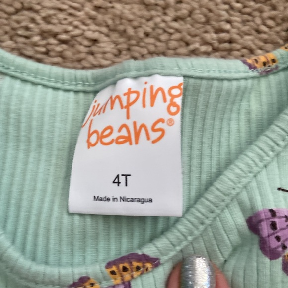 Gently used set of 2 Floral and Butterfly little Kids Dresses - Picture 4 of 4